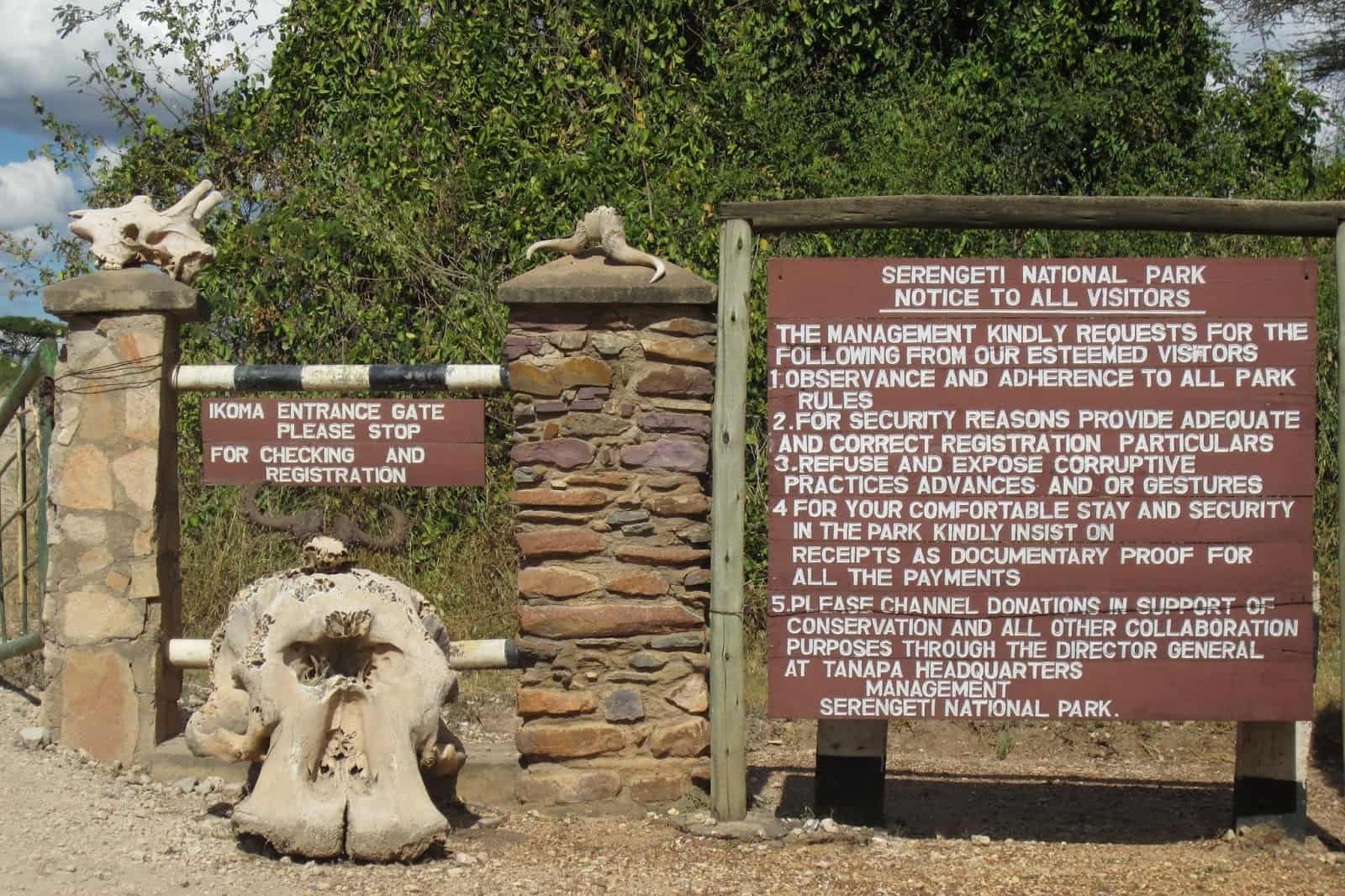 Serengeti National Park Rules